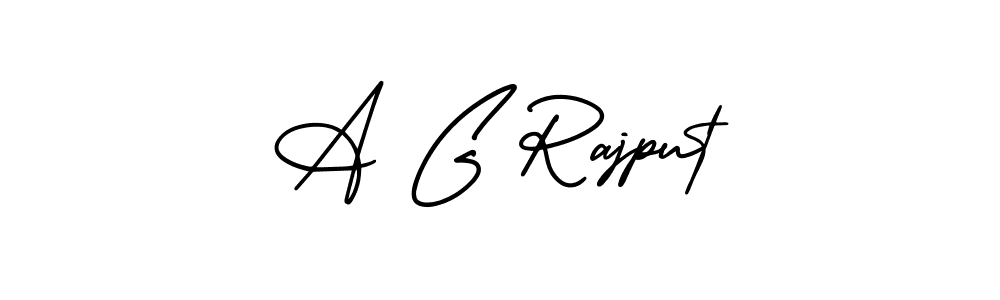 How to Draw A G Rajput signature style? AmerikaSignatureDemo-Regular is a latest design signature styles for name A G Rajput. A G Rajput signature style 3 images and pictures png