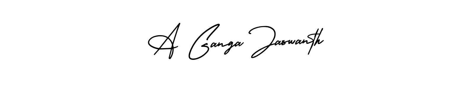 Make a beautiful signature design for name A Ganga Jaswanth. Use this online signature maker to create a handwritten signature for free. A Ganga Jaswanth signature style 3 images and pictures png