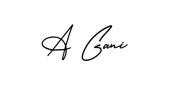 Also You can easily find your signature by using the search form. We will create A Gani name handwritten signature images for you free of cost using AmerikaSignatureDemo-Regular sign style. A Gani signature style 3 images and pictures png