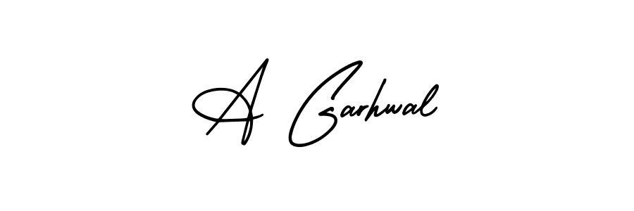 How to make A Garhwal signature? AmerikaSignatureDemo-Regular is a professional autograph style. Create handwritten signature for A Garhwal name. A Garhwal signature style 3 images and pictures png