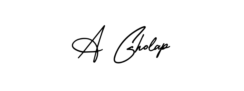 It looks lik you need a new signature style for name A Gholap. Design unique handwritten (AmerikaSignatureDemo-Regular) signature with our free signature maker in just a few clicks. A Gholap signature style 3 images and pictures png