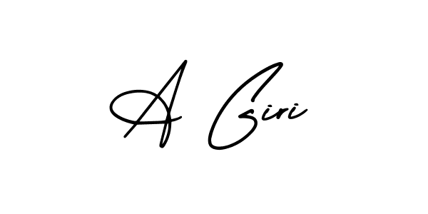 Best and Professional Signature Style for A Giri. AmerikaSignatureDemo-Regular Best Signature Style Collection. A Giri signature style 3 images and pictures png