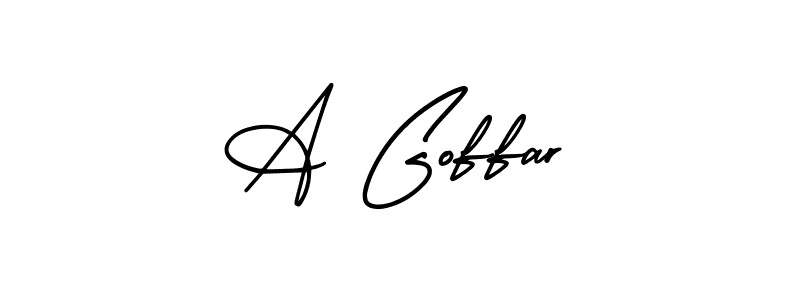 AmerikaSignatureDemo-Regular is a professional signature style that is perfect for those who want to add a touch of class to their signature. It is also a great choice for those who want to make their signature more unique. Get A Goffar name to fancy signature for free. A Goffar signature style 3 images and pictures png