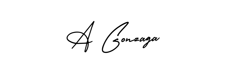 Use a signature maker to create a handwritten signature online. With this signature software, you can design (AmerikaSignatureDemo-Regular) your own signature for name A Gonzaga. A Gonzaga signature style 3 images and pictures png
