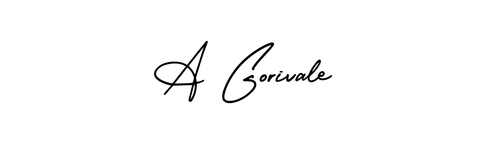 A Gorivale stylish signature style. Best Handwritten Sign (AmerikaSignatureDemo-Regular) for my name. Handwritten Signature Collection Ideas for my name A Gorivale. A Gorivale signature style 3 images and pictures png