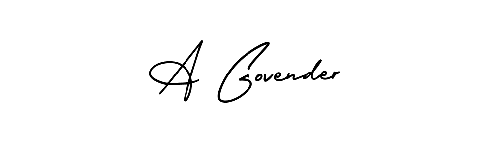 Make a beautiful signature design for name A Govender. Use this online signature maker to create a handwritten signature for free. A Govender signature style 3 images and pictures png