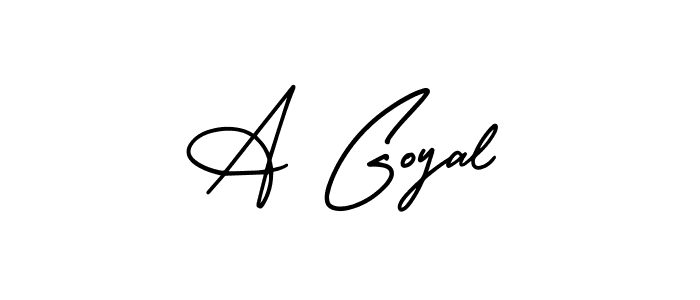 It looks lik you need a new signature style for name A Goyal. Design unique handwritten (AmerikaSignatureDemo-Regular) signature with our free signature maker in just a few clicks. A Goyal signature style 3 images and pictures png