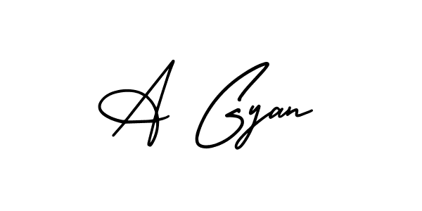 Similarly AmerikaSignatureDemo-Regular is the best handwritten signature design. Signature creator online .You can use it as an online autograph creator for name A Gyan. A Gyan signature style 3 images and pictures png