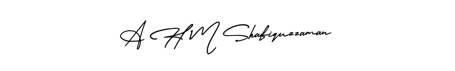 How to make A H M Shafiquzzaman signature? AmerikaSignatureDemo-Regular is a professional autograph style. Create handwritten signature for A H M Shafiquzzaman name. A H M Shafiquzzaman signature style 3 images and pictures png