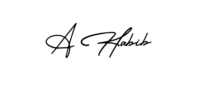 Here are the top 10 professional signature styles for the name A Habib. These are the best autograph styles you can use for your name. A Habib signature style 3 images and pictures png
