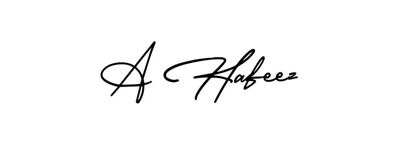 Similarly AmerikaSignatureDemo-Regular is the best handwritten signature design. Signature creator online .You can use it as an online autograph creator for name A Hafeez. A Hafeez signature style 3 images and pictures png