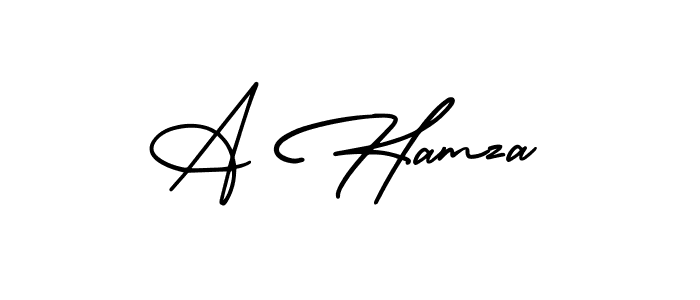 if you are searching for the best signature style for your name A Hamza. so please give up your signature search. here we have designed multiple signature styles  using AmerikaSignatureDemo-Regular. A Hamza signature style 3 images and pictures png