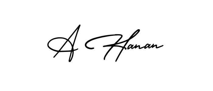 Here are the top 10 professional signature styles for the name A Hanan. These are the best autograph styles you can use for your name. A Hanan signature style 3 images and pictures png