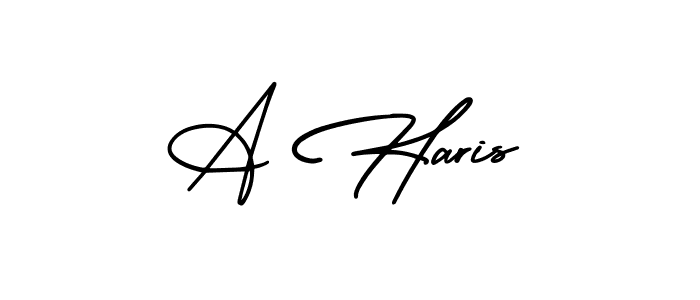 See photos of A Haris official signature by Spectra . Check more albums & portfolios. Read reviews & check more about AmerikaSignatureDemo-Regular font. A Haris signature style 3 images and pictures png