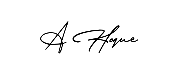 Also You can easily find your signature by using the search form. We will create A Hoque name handwritten signature images for you free of cost using AmerikaSignatureDemo-Regular sign style. A Hoque signature style 3 images and pictures png