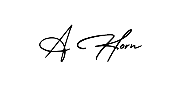 Also we have A Horn name is the best signature style. Create professional handwritten signature collection using AmerikaSignatureDemo-Regular autograph style. A Horn signature style 3 images and pictures png