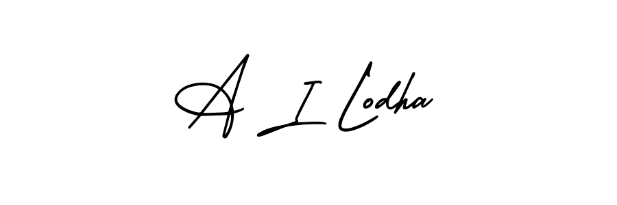 How to Draw A I Lodha signature style? AmerikaSignatureDemo-Regular is a latest design signature styles for name A I Lodha. A I Lodha signature style 3 images and pictures png