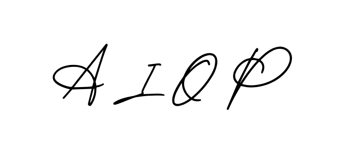 if you are searching for the best signature style for your name A I O P. so please give up your signature search. here we have designed multiple signature styles  using AmerikaSignatureDemo-Regular. A I O P signature style 3 images and pictures png