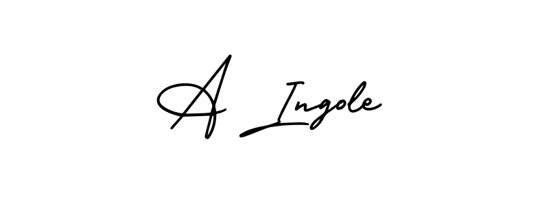 Check out images of Autograph of A Ingole name. Actor A Ingole Signature Style. AmerikaSignatureDemo-Regular is a professional sign style online. A Ingole signature style 3 images and pictures png