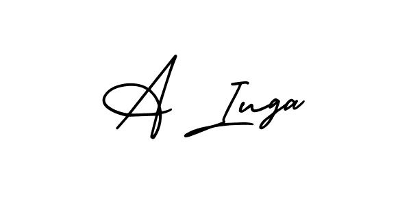 You can use this online signature creator to create a handwritten signature for the name A Iuga. This is the best online autograph maker. A Iuga signature style 3 images and pictures png