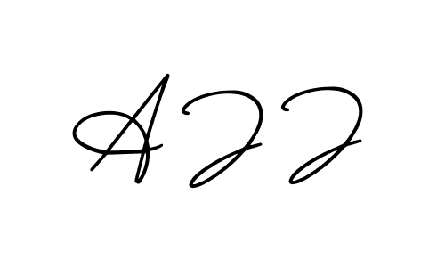 How to Draw A J J signature style? AmerikaSignatureDemo-Regular is a latest design signature styles for name A J J. A J J signature style 3 images and pictures png