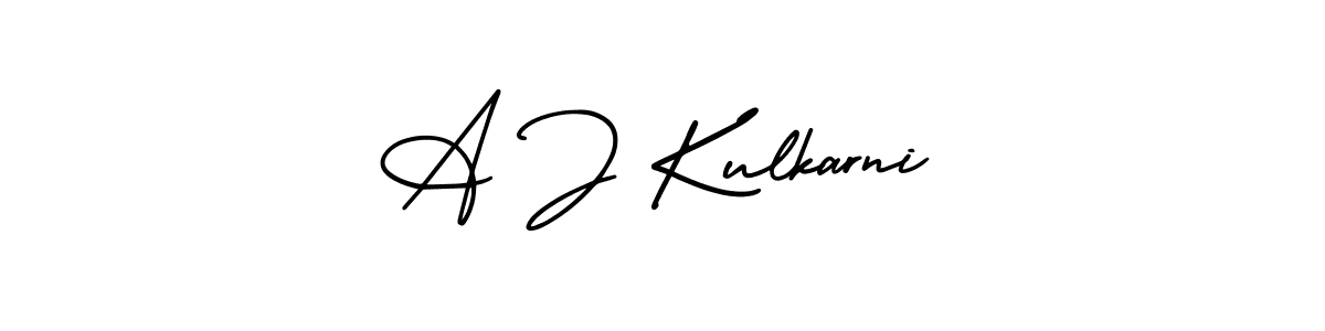 How to Draw A J Kulkarni signature style? AmerikaSignatureDemo-Regular is a latest design signature styles for name A J Kulkarni. A J Kulkarni signature style 3 images and pictures png