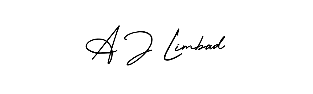 Once you've used our free online signature maker to create your best signature AmerikaSignatureDemo-Regular style, it's time to enjoy all of the benefits that A J Limbad name signing documents. A J Limbad signature style 3 images and pictures png