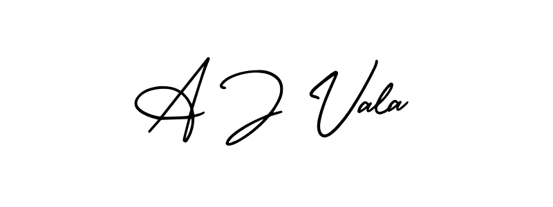 Also we have A J Vala name is the best signature style. Create professional handwritten signature collection using AmerikaSignatureDemo-Regular autograph style. A J Vala signature style 3 images and pictures png