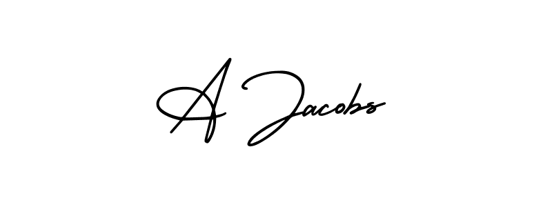 if you are searching for the best signature style for your name A Jacobs. so please give up your signature search. here we have designed multiple signature styles  using AmerikaSignatureDemo-Regular. A Jacobs signature style 3 images and pictures png