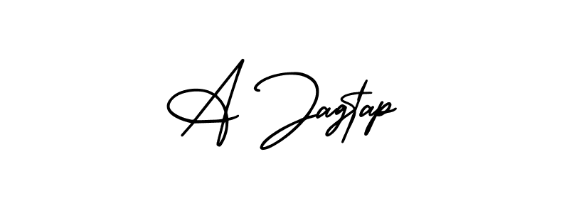 You can use this online signature creator to create a handwritten signature for the name A Jagtap. This is the best online autograph maker. A Jagtap signature style 3 images and pictures png