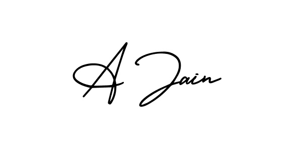 Also You can easily find your signature by using the search form. We will create A Jain name handwritten signature images for you free of cost using AmerikaSignatureDemo-Regular sign style. A Jain signature style 3 images and pictures png