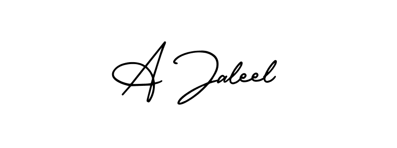 AmerikaSignatureDemo-Regular is a professional signature style that is perfect for those who want to add a touch of class to their signature. It is also a great choice for those who want to make their signature more unique. Get A Jaleel name to fancy signature for free. A Jaleel signature style 3 images and pictures png