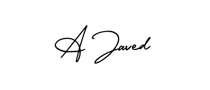 Also we have A Javed name is the best signature style. Create professional handwritten signature collection using AmerikaSignatureDemo-Regular autograph style. A Javed signature style 3 images and pictures png