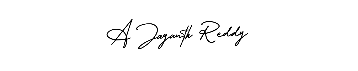 Make a beautiful signature design for name A Jayanth Reddy. Use this online signature maker to create a handwritten signature for free. A Jayanth Reddy signature style 3 images and pictures png