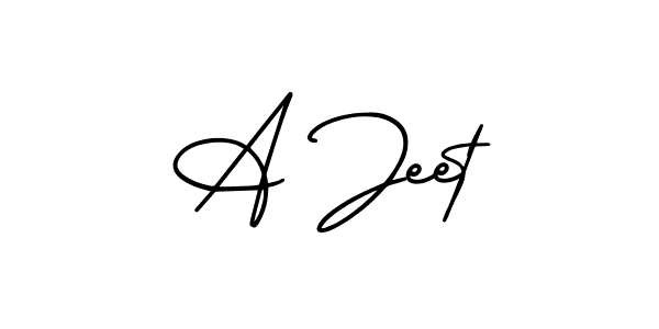 Here are the top 10 professional signature styles for the name A Jeet. These are the best autograph styles you can use for your name. A Jeet signature style 3 images and pictures png