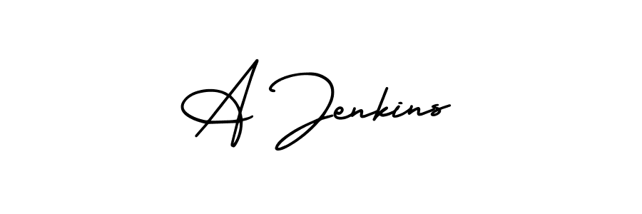 Create a beautiful signature design for name A Jenkins. With this signature (AmerikaSignatureDemo-Regular) fonts, you can make a handwritten signature for free. A Jenkins signature style 3 images and pictures png