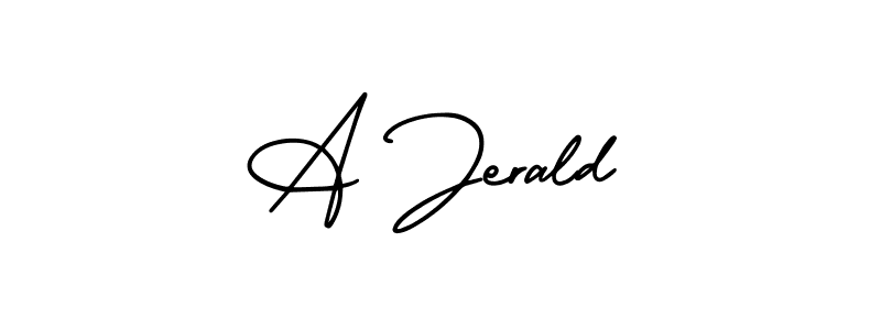 Check out images of Autograph of A Jerald name. Actor A Jerald Signature Style. AmerikaSignatureDemo-Regular is a professional sign style online. A Jerald signature style 3 images and pictures png