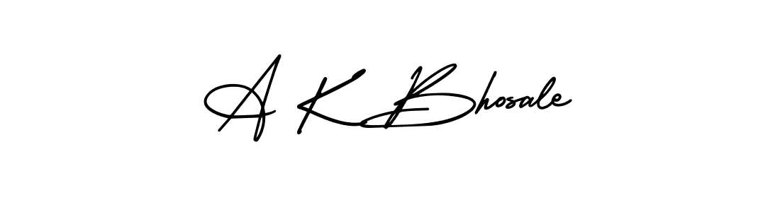 How to make A K Bhosale signature? AmerikaSignatureDemo-Regular is a professional autograph style. Create handwritten signature for A K Bhosale name. A K Bhosale signature style 3 images and pictures png