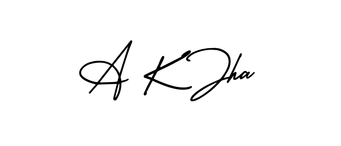 It looks lik you need a new signature style for name A K Jha. Design unique handwritten (AmerikaSignatureDemo-Regular) signature with our free signature maker in just a few clicks. A K Jha signature style 3 images and pictures png