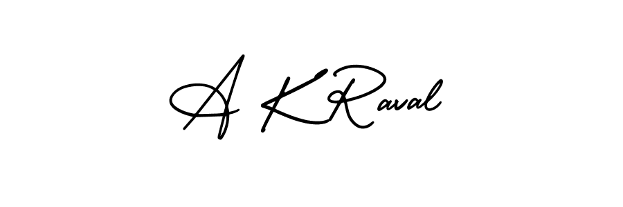 Make a beautiful signature design for name A K Raval. Use this online signature maker to create a handwritten signature for free. A K Raval signature style 3 images and pictures png