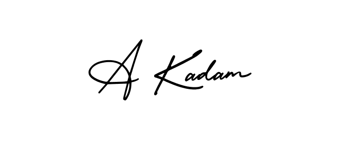 Also You can easily find your signature by using the search form. We will create A Kadam name handwritten signature images for you free of cost using AmerikaSignatureDemo-Regular sign style. A Kadam signature style 3 images and pictures png