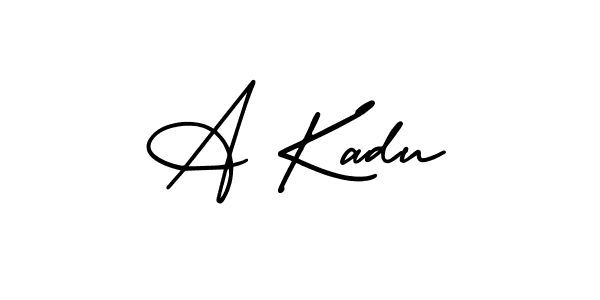 Also we have A Kadu name is the best signature style. Create professional handwritten signature collection using AmerikaSignatureDemo-Regular autograph style. A Kadu signature style 3 images and pictures png