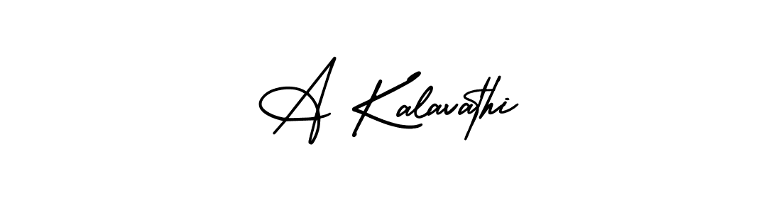 This is the best signature style for the A Kalavathi name. Also you like these signature font (AmerikaSignatureDemo-Regular). Mix name signature. A Kalavathi signature style 3 images and pictures png