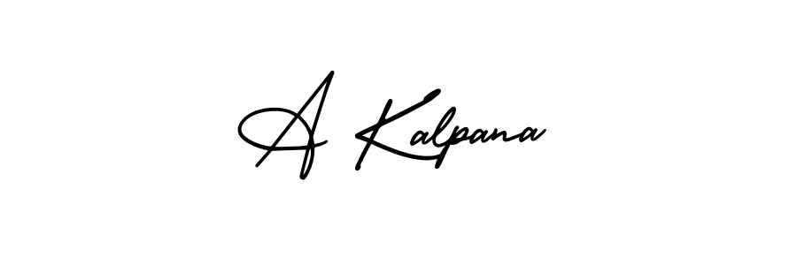 Use a signature maker to create a handwritten signature online. With this signature software, you can design (AmerikaSignatureDemo-Regular) your own signature for name A Kalpana. A Kalpana signature style 3 images and pictures png