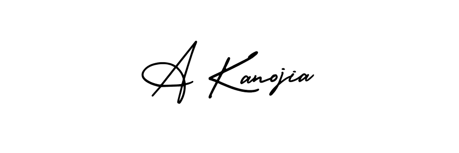 Make a beautiful signature design for name A Kanojia. Use this online signature maker to create a handwritten signature for free. A Kanojia signature style 3 images and pictures png