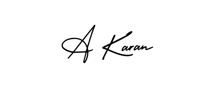 Check out images of Autograph of A Karan name. Actor A Karan Signature Style. AmerikaSignatureDemo-Regular is a professional sign style online. A Karan signature style 3 images and pictures png