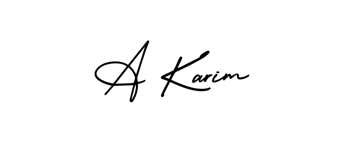 Make a beautiful signature design for name A Karim. Use this online signature maker to create a handwritten signature for free. A Karim signature style 3 images and pictures png