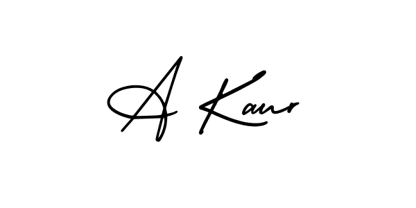 How to Draw A Kaur signature style? AmerikaSignatureDemo-Regular is a latest design signature styles for name A Kaur. A Kaur signature style 3 images and pictures png