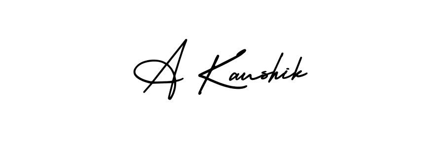 Here are the top 10 professional signature styles for the name A Kaushik. These are the best autograph styles you can use for your name. A Kaushik signature style 3 images and pictures png
