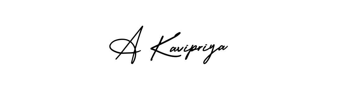 How to Draw A Kavipriya signature style? AmerikaSignatureDemo-Regular is a latest design signature styles for name A Kavipriya. A Kavipriya signature style 3 images and pictures png